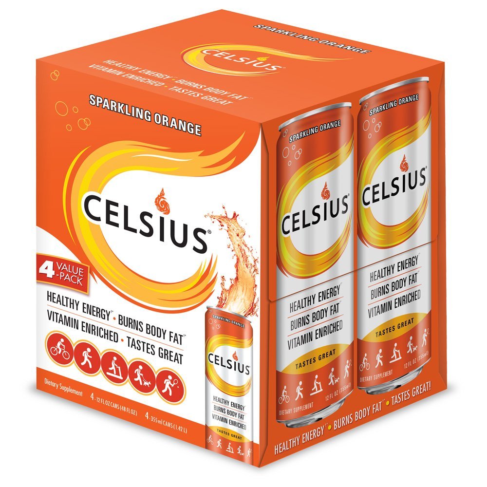 Celsius Green Tea, Peach Mango, 12 Ounce (Pack of 12) N72 free image