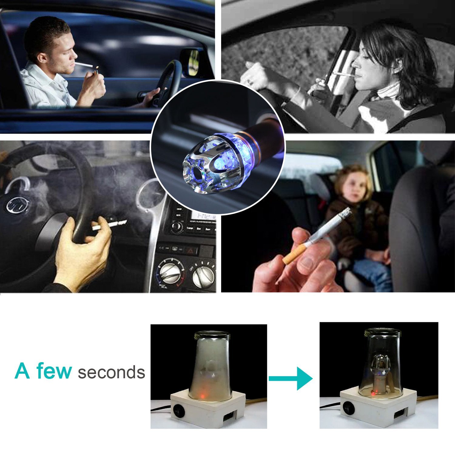Car Air Purifier Ionizer Air cleaner Ionic air purifier Car Air