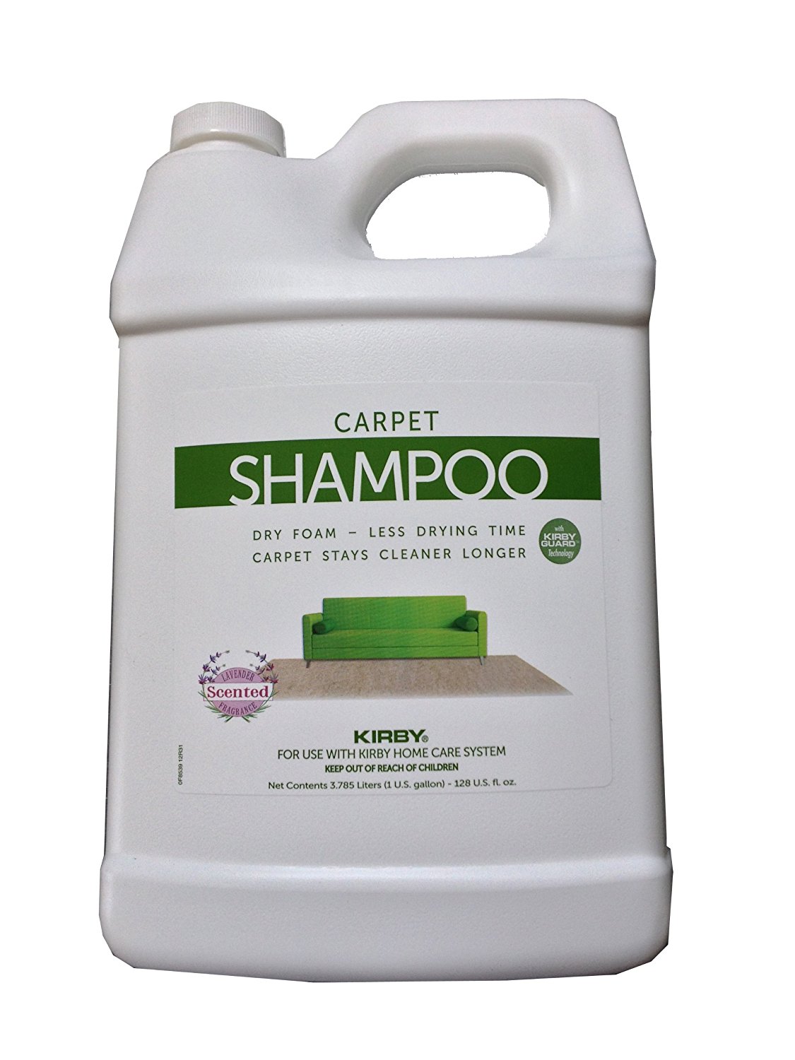 1 Gal KIRBY Lavender Scented Allergen Shampoo, 9 Micronmagic Vacuum