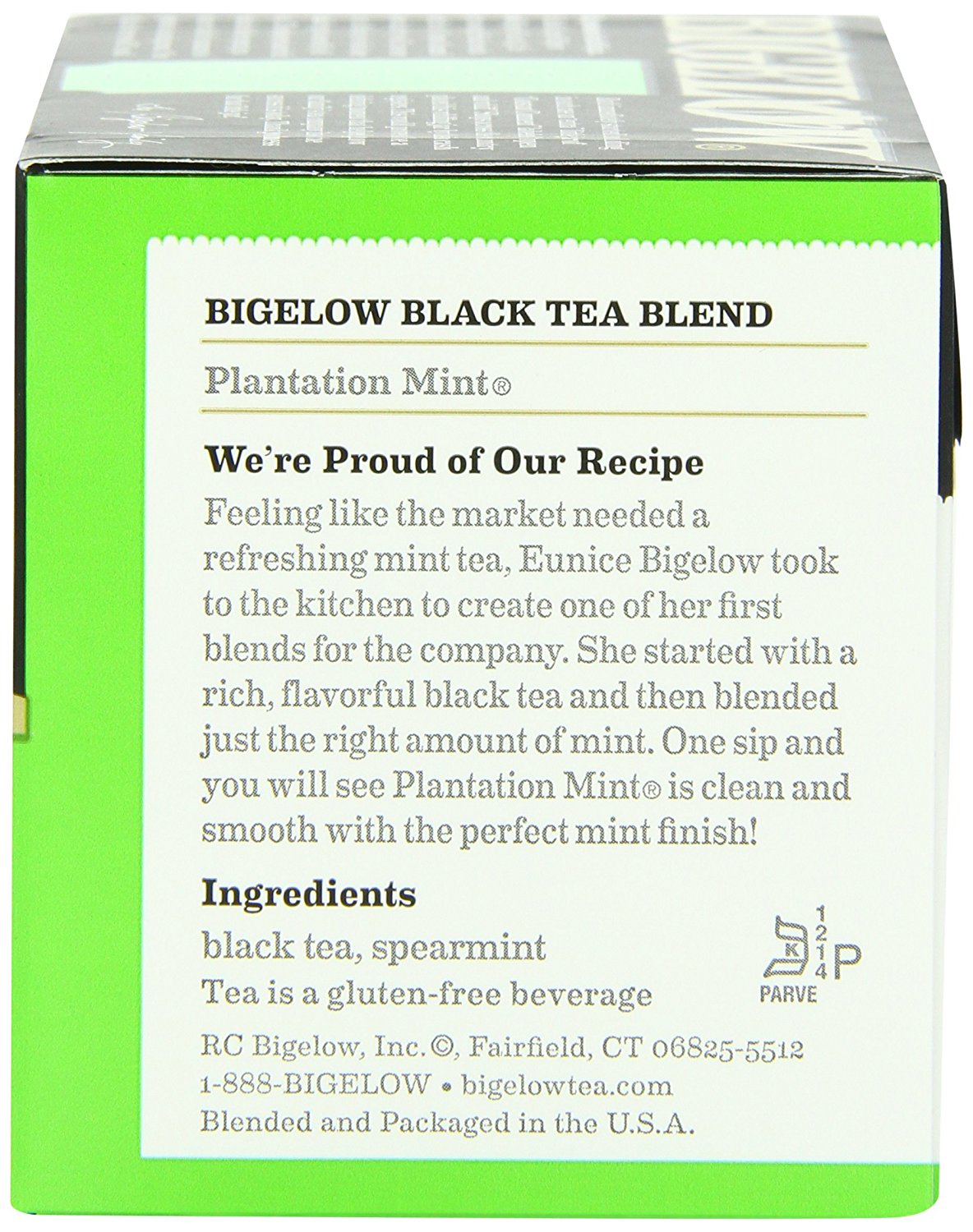 Bigelow Plantation Mint Tea, 20Count Boxes (Pack of 6) N5 free image