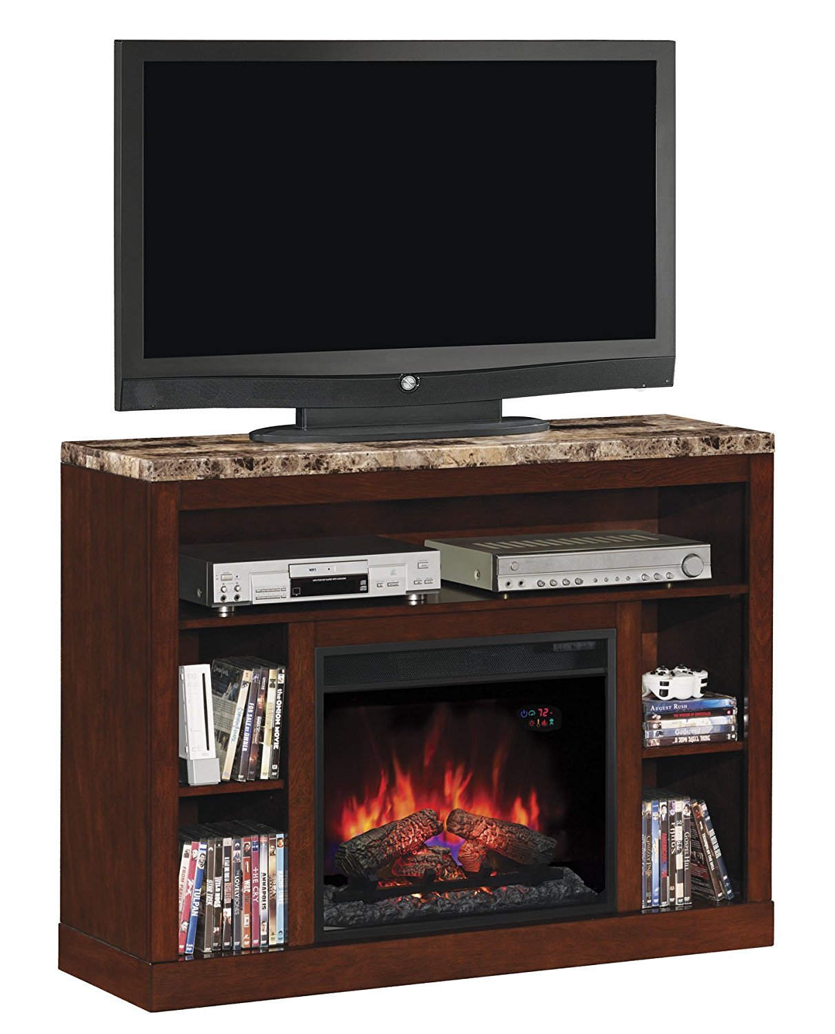 ClassicFlame 23MM1824X445 Adams TV Stand for TVs up to 50", Coffee