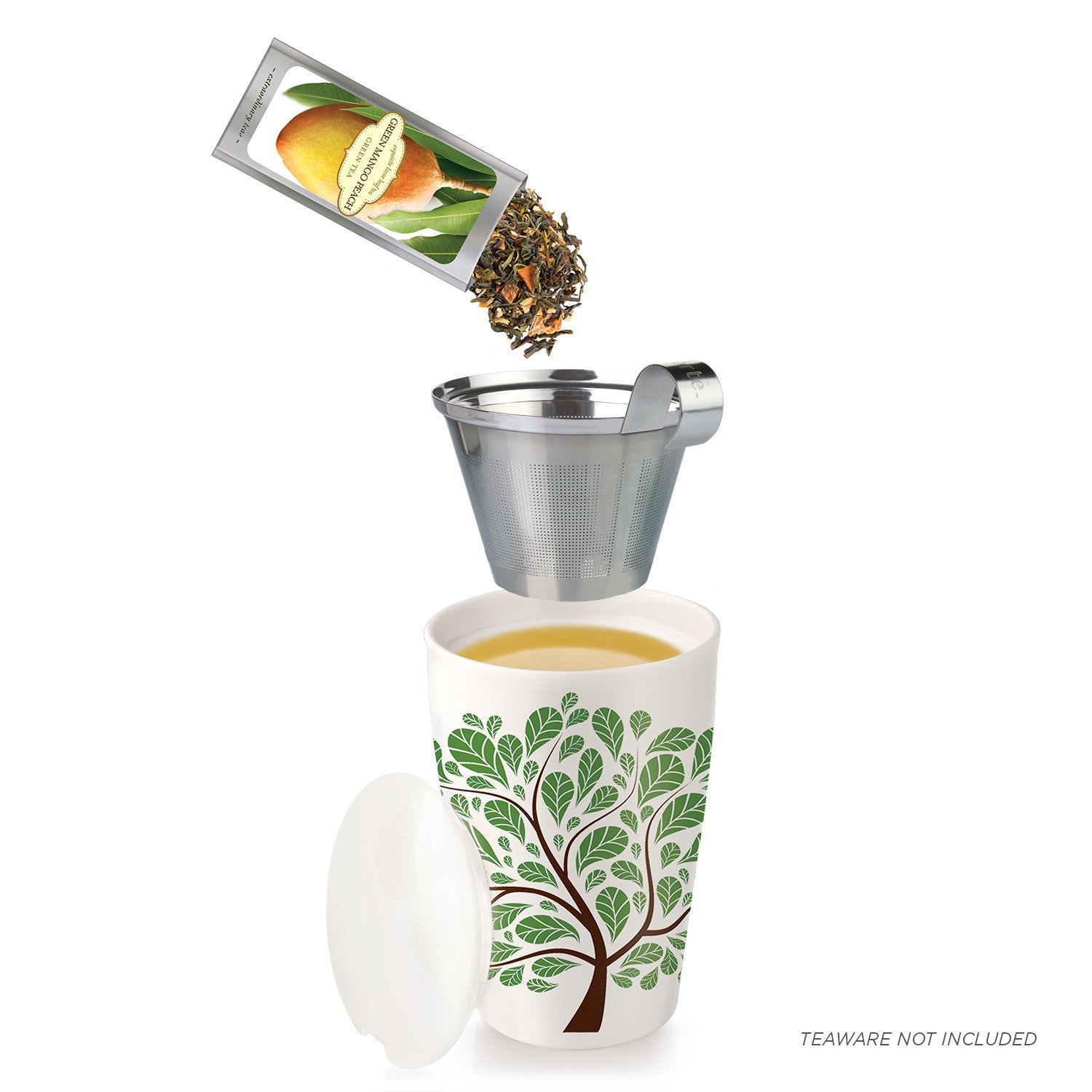 Tea Forté SINGLE STEEPS Loose Leaf TEA CHEST, 28 Different Single Serve