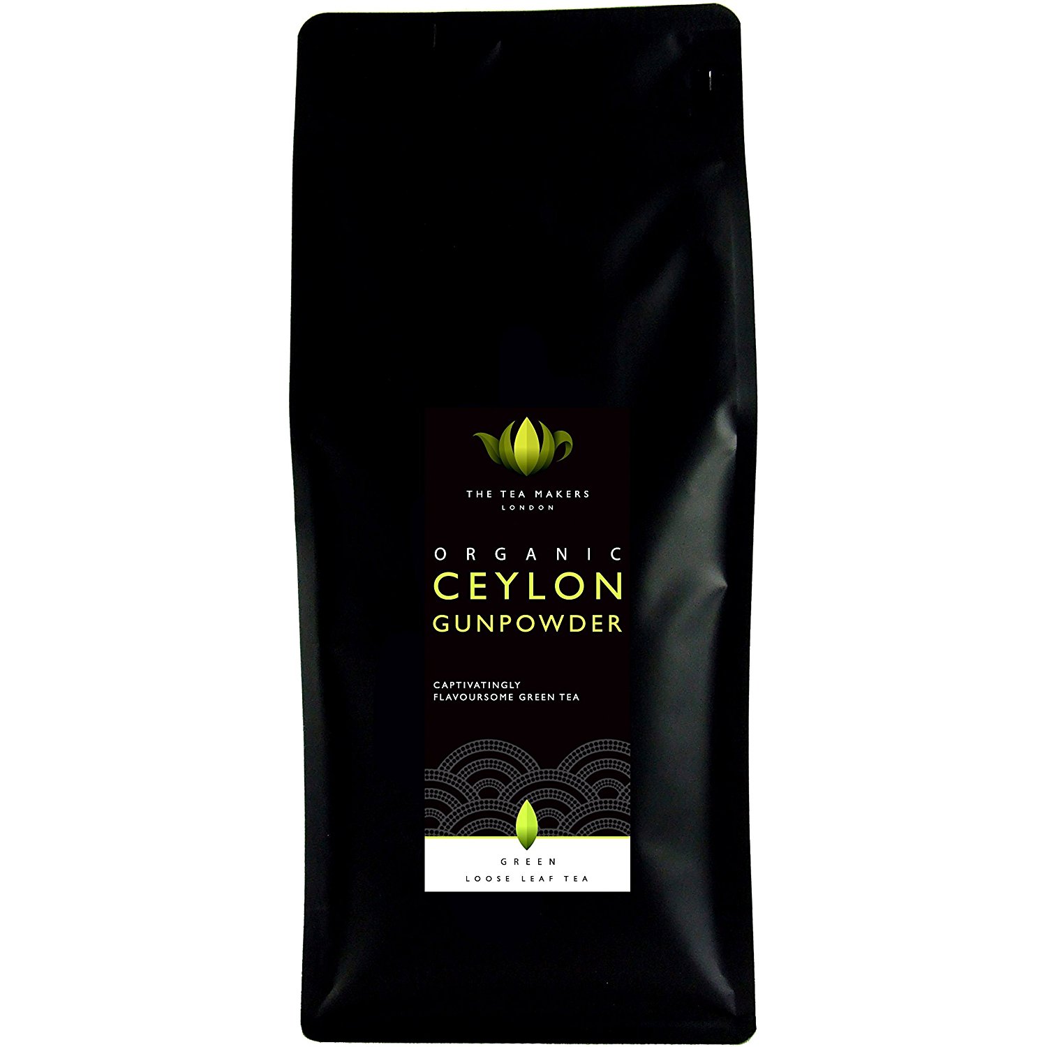 The Tea Makers of London Organic Ceylon Gunpowder Loose Leaf Green Tea