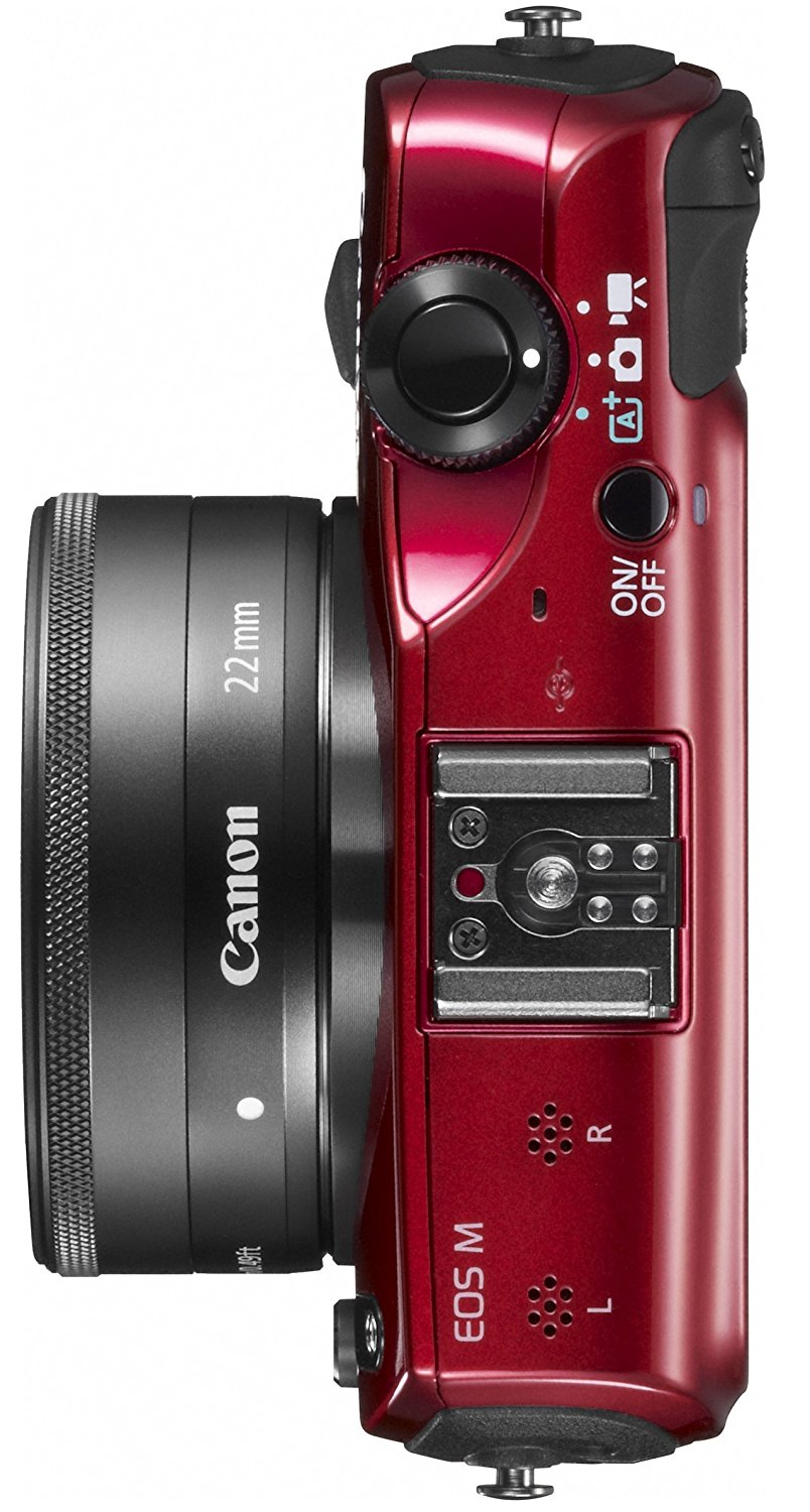 Canon EOSM Mirrorless Digital Camera With EFM 1855MM, 22Mm STM