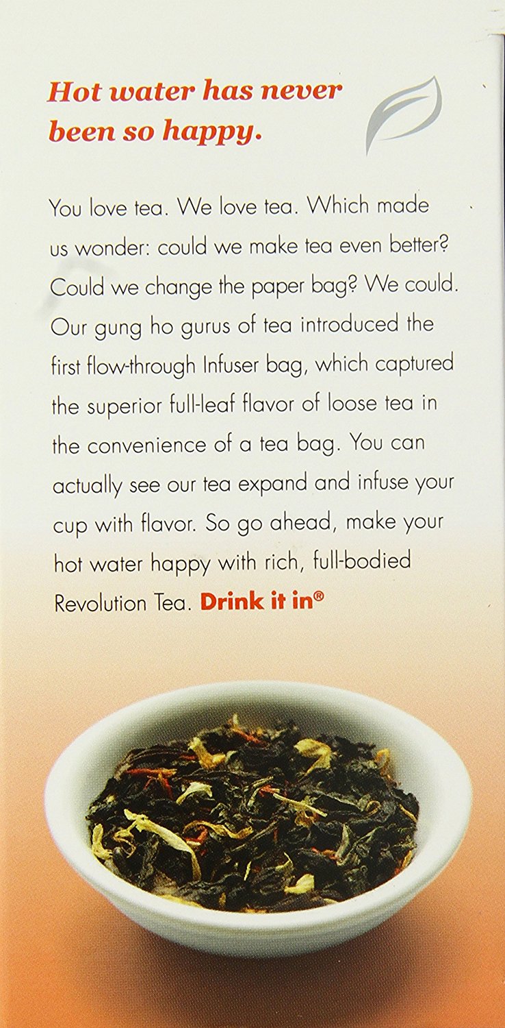 Revolution Dragon Eye Oolong Tea, 16Count Tea Bags (Pack of 6) free