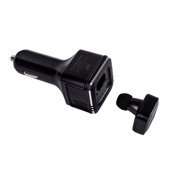 ATD Multifunction Dual USB Charger Wireless Bluetooth Headphones Car