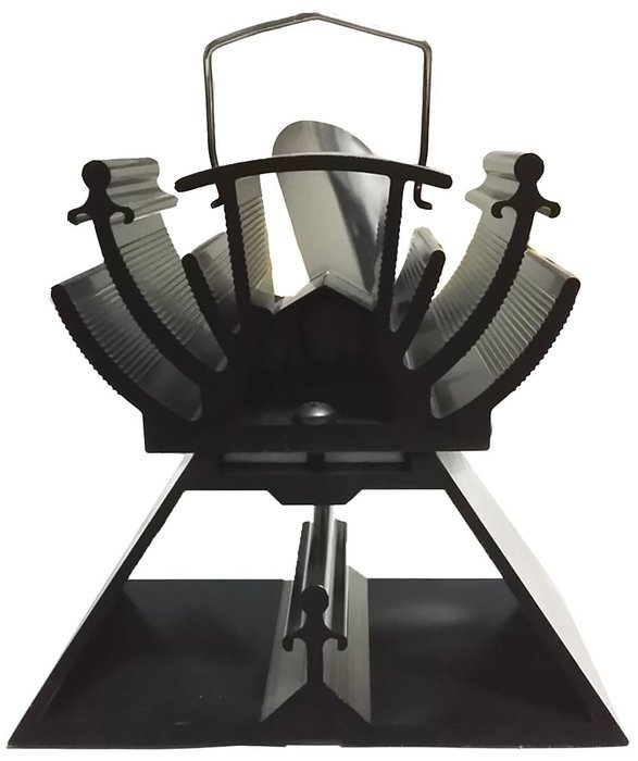 12.5cm Mini Heat Powered Stove Fan For Small Space Wood / Log Burner