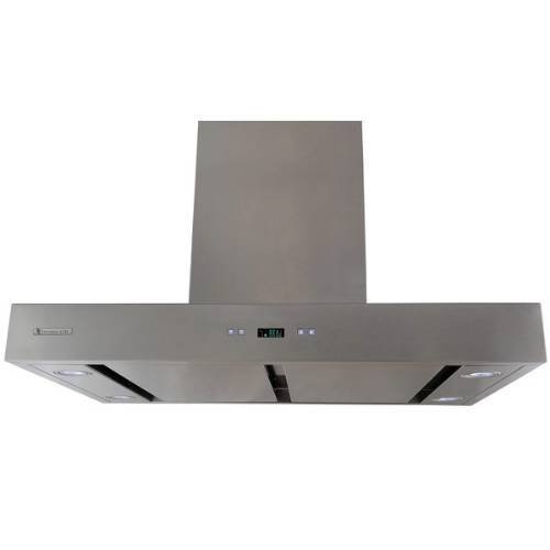XtremeAir PX04I42 42" Island Mount Ducted Range Hood with 900 CFM Centrifugal Blower 4 Speed