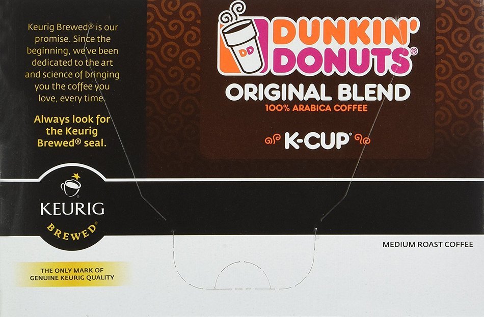 Dunkin Donuts KCups Original Flavor Box of 12 Kcups for use in