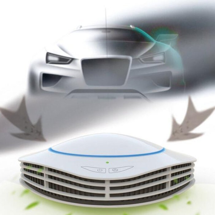 Car Air Purifier, Smart Mode Led light True True HEPA Air Purifier, Car