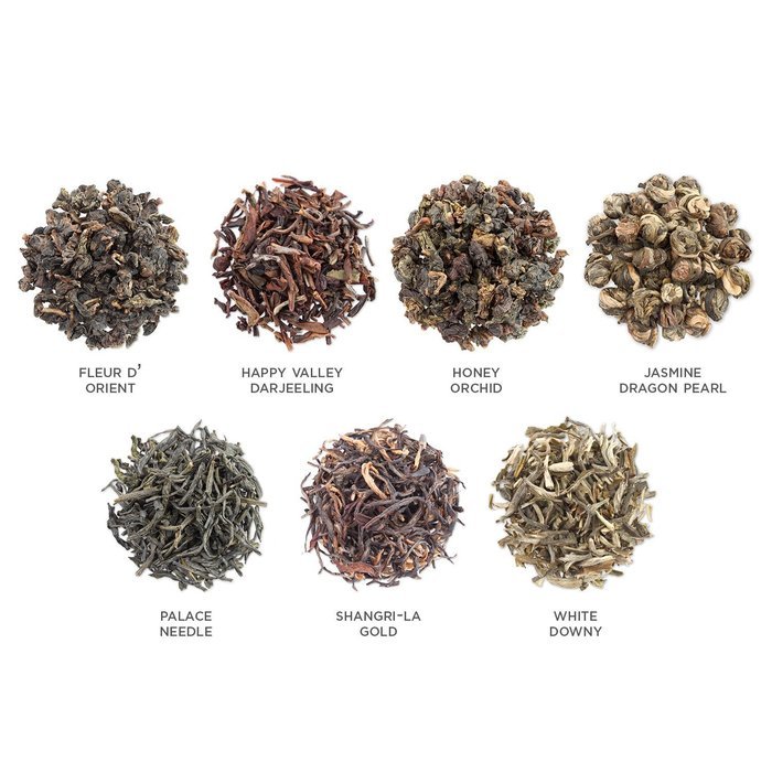 Tea Forté SINGLE STEEPS Loose Leaf TEA CHEST, 28 Different Single Serve Pouches Black Tea