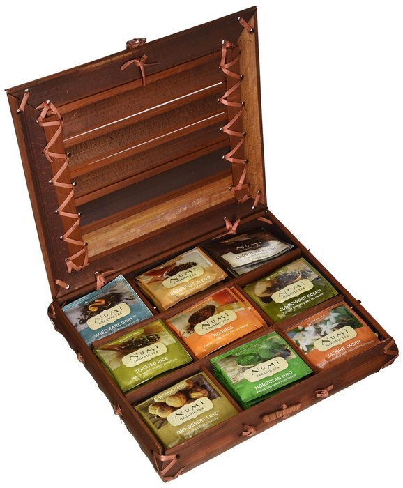 Numi Organic Tea, Organic Tea Flight Variety Gift Set in a Bamboo Tea