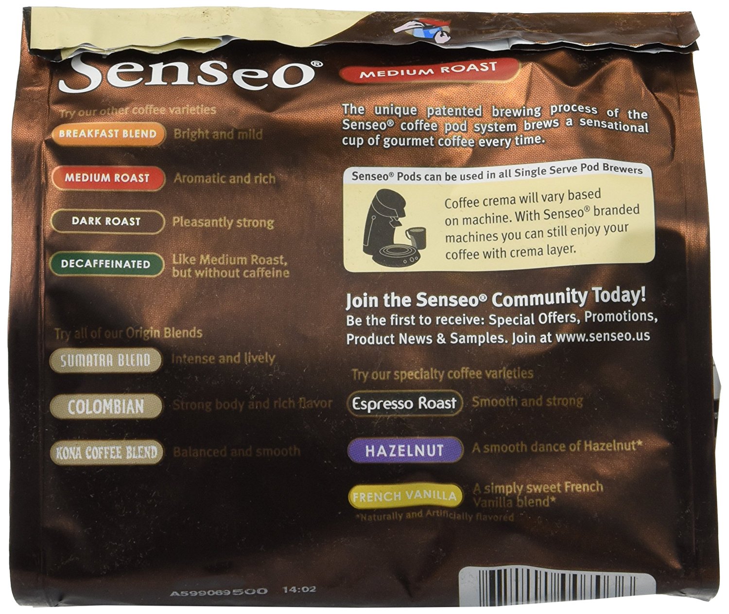 SENSEO Senseo® Coffee Pods Medium Roast (Pack of 6) N2 free image