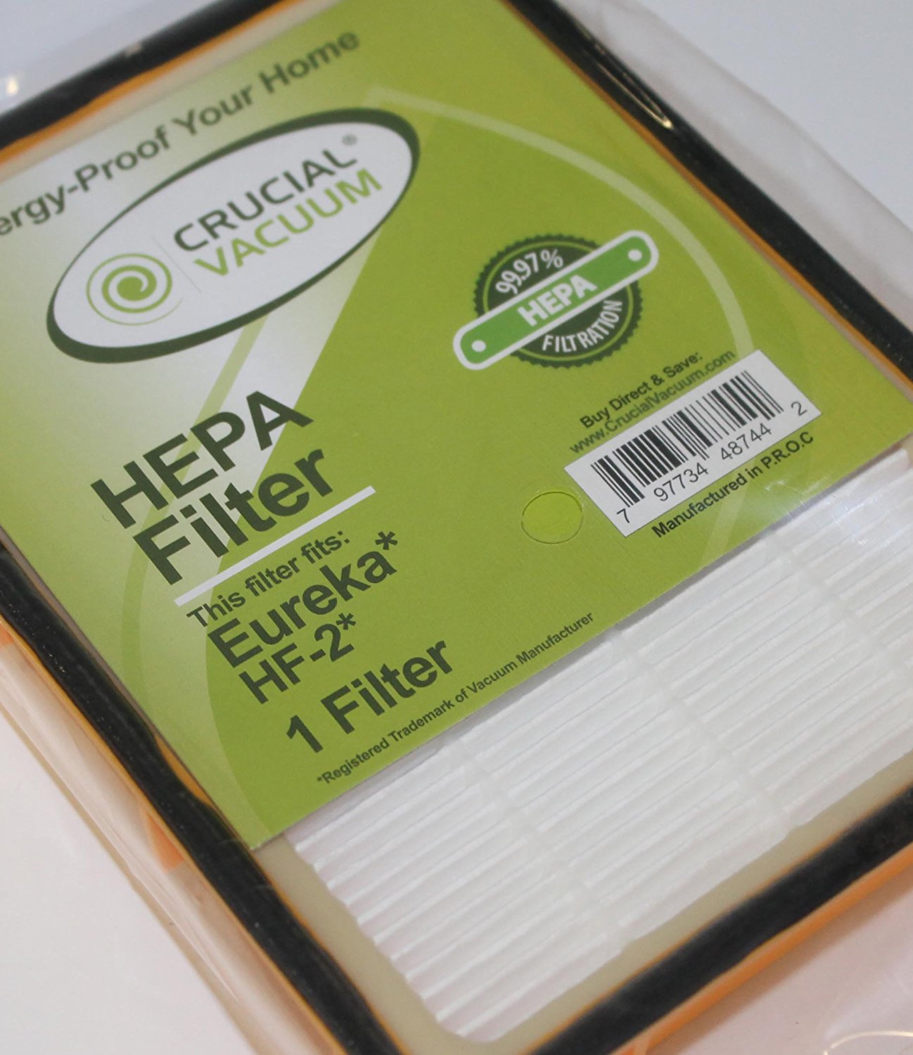 18 Eureka Style RR Allergen Vacuum Bags + 1 HF2 HEPA style Filter Fit