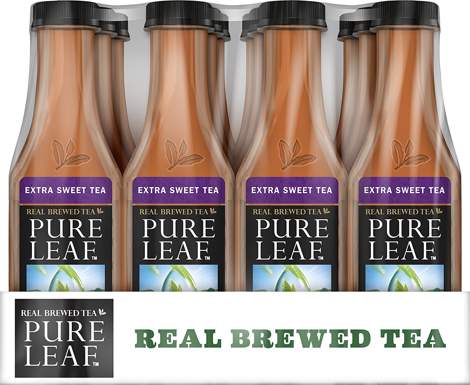 Pure Leaf Iced Tea, Unsweetened, Real Brewed Tea, 0 Calories, 18.5