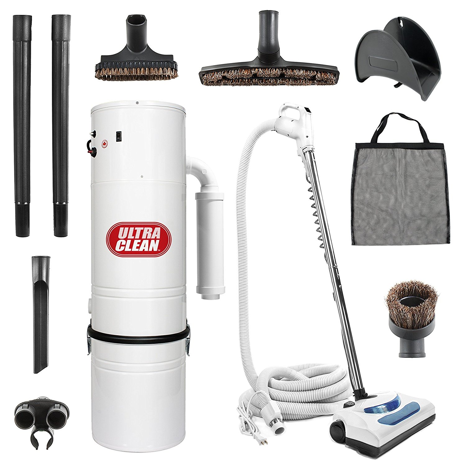 Central Vacuum Ultra Clean Power Unit 7,500 sq. ft. Electric Hose