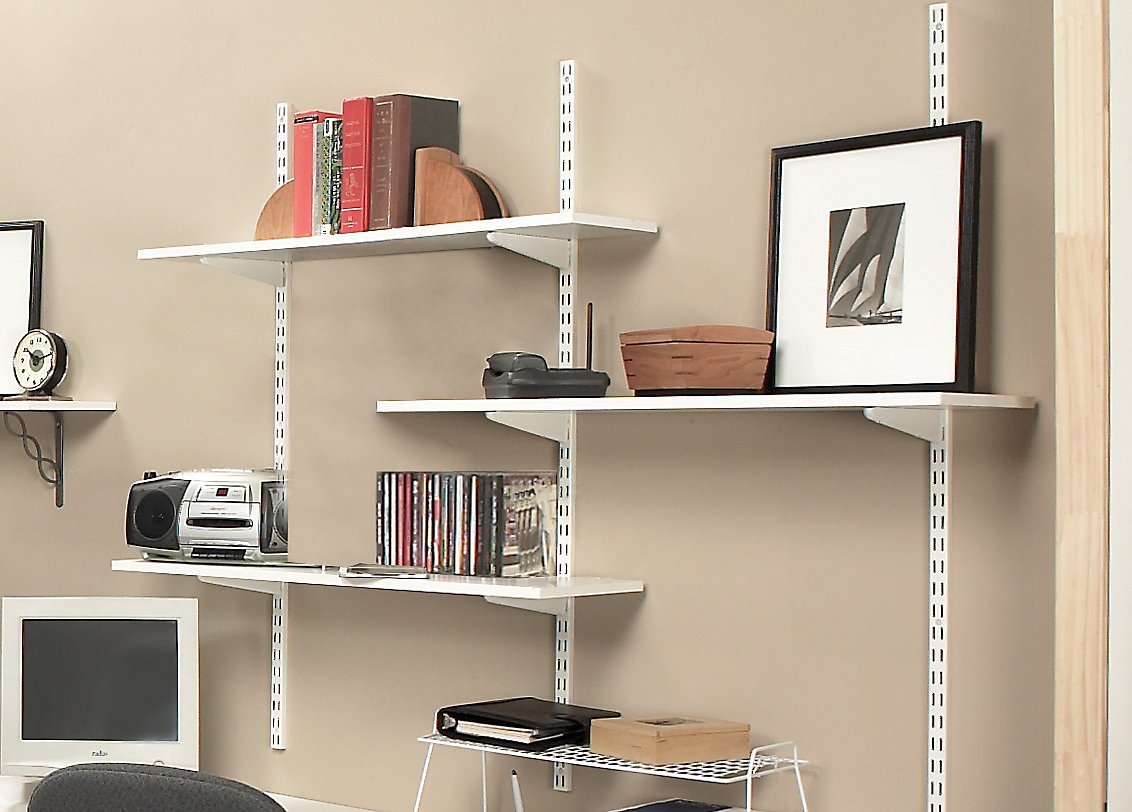 Rubbermaid FG4B8900WHT Twin Track Upright, 70", White free image download