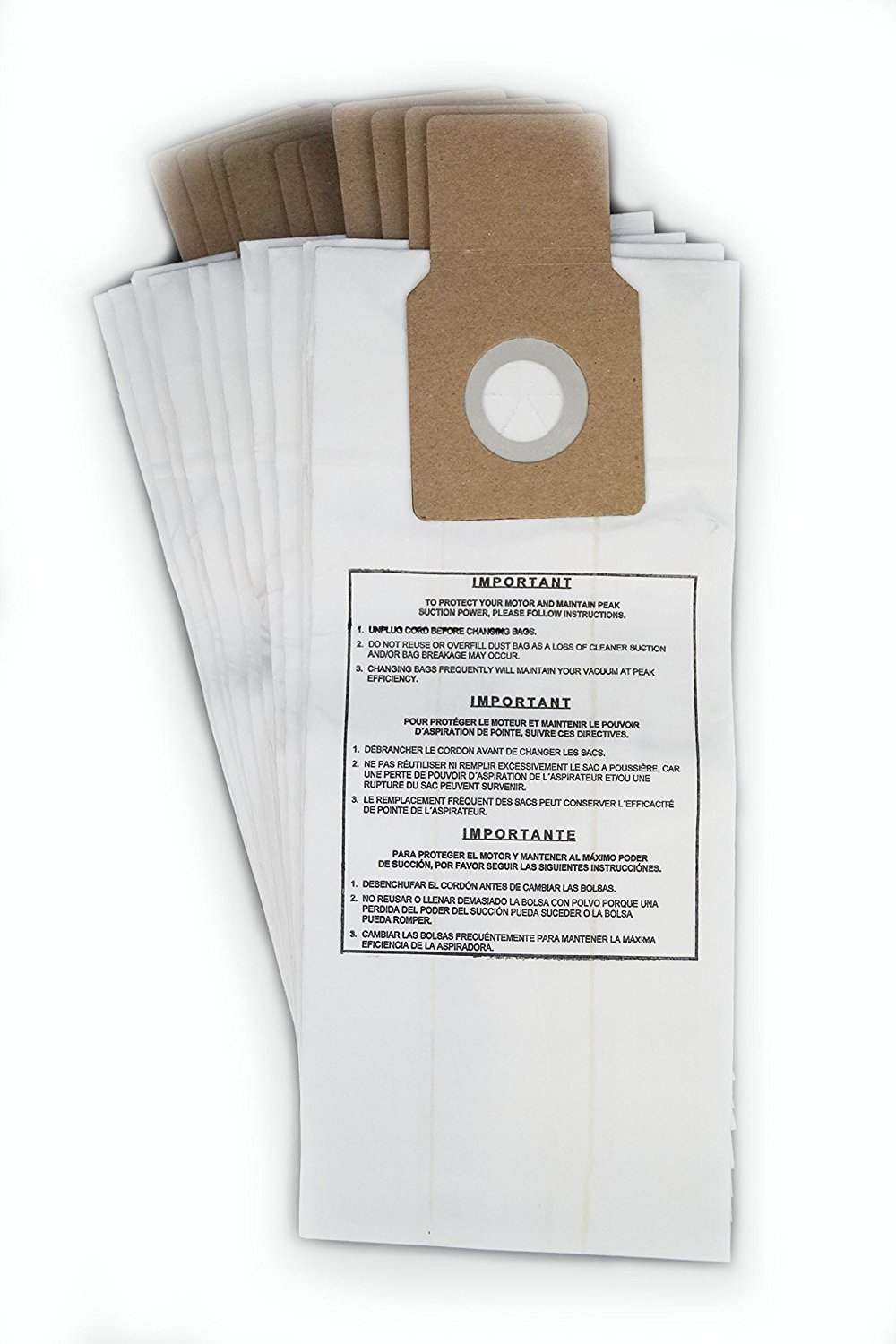 Kenmore U, L, O & 5068 Synthetic Micro Filtration Bags by Home Care