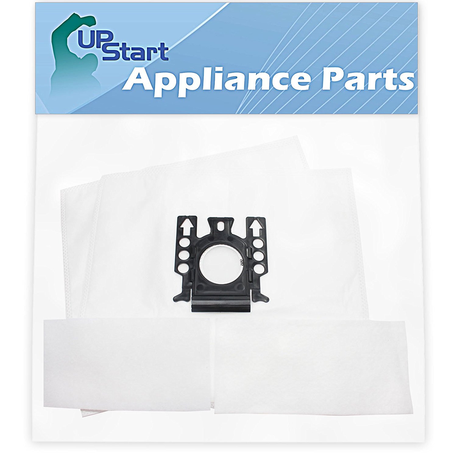 8 Replacement Miele Compact C2 TotalCare Vacuum Bags with 8 Micro