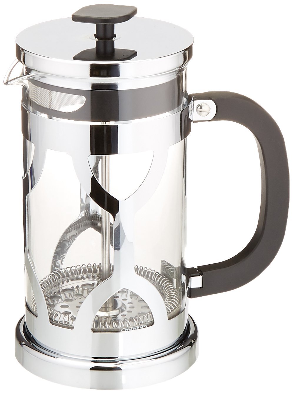 Chef's Star French Press 34oz Coffee Maker,Hi Qualty Stainless Steel Frame Pyrex Glass, 2