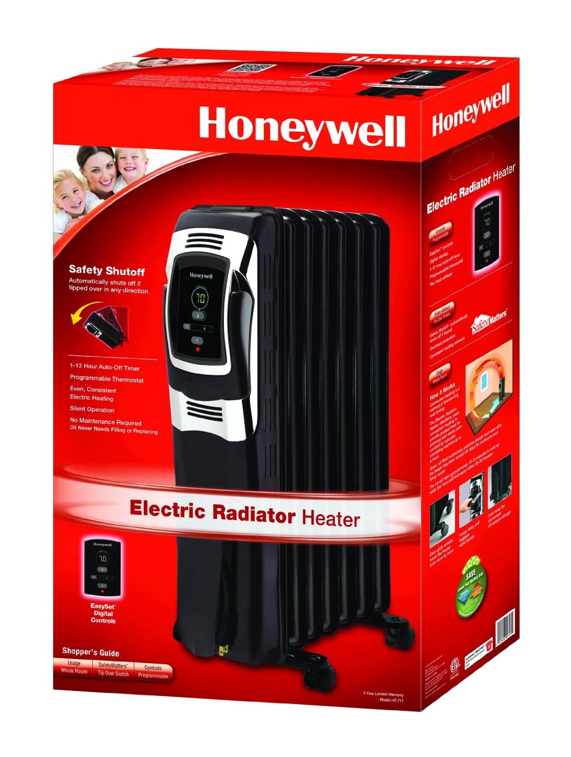 Honeywell Digital Oil Filled Radiator Whole Room Heater free image download