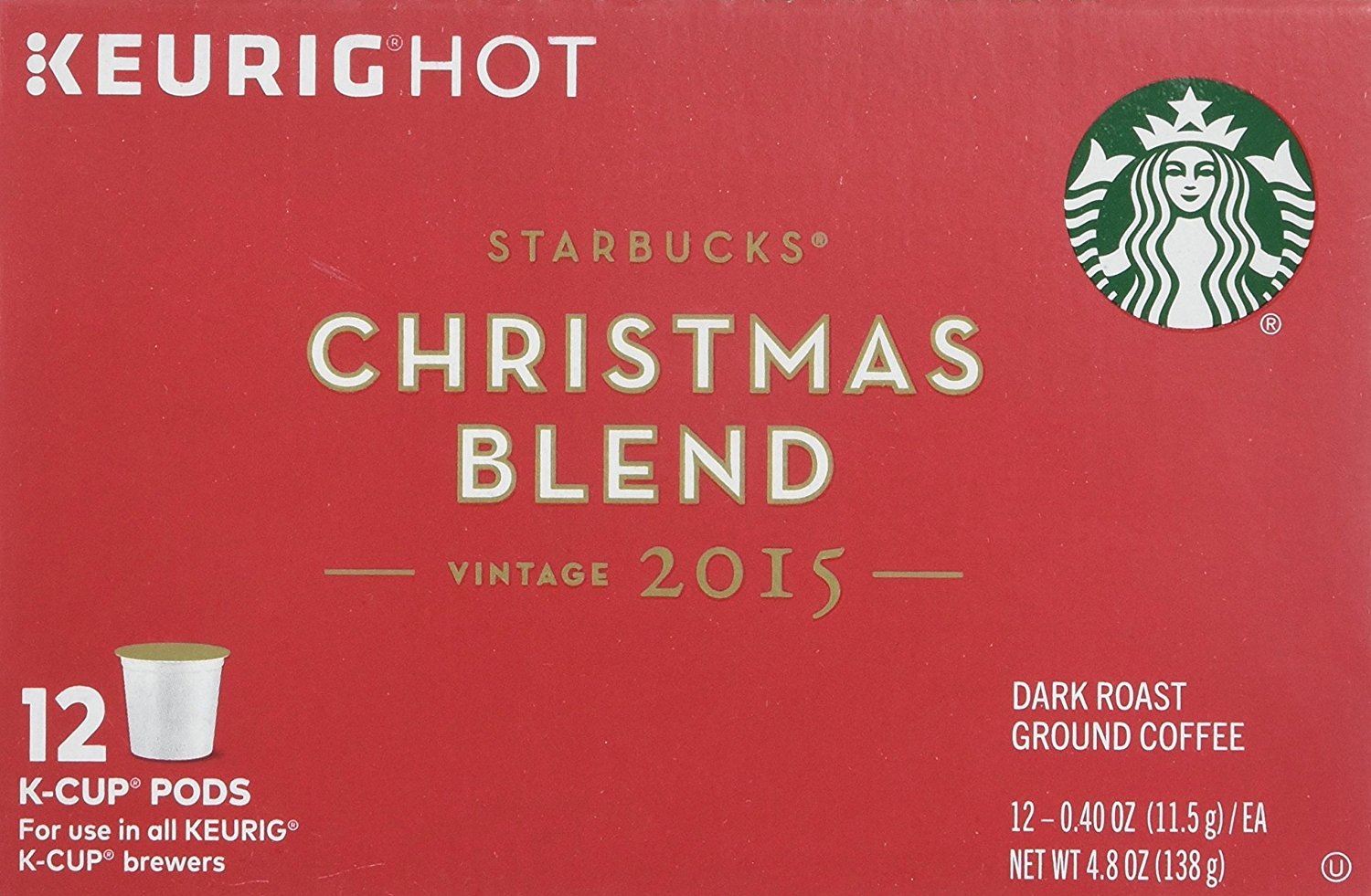 Starbucks 2015 Christmas Blend Kcups for Keurig Coffee Machines 2