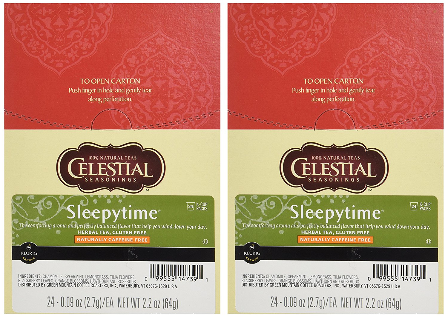 Celestial Seasonings Sleepytime Herbal Tea K Cup 48 Count Case for