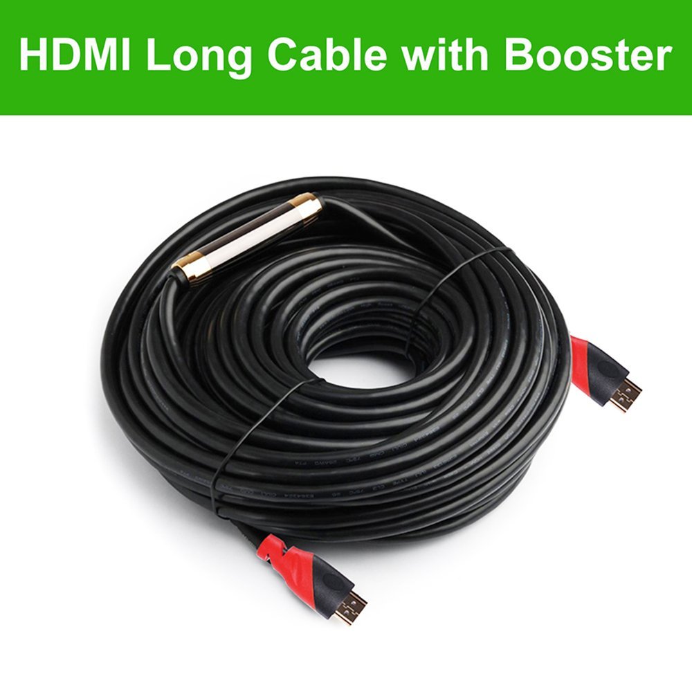 Million High HDMI Cable (100 ft) Builtin Signal Booster Supports 3D