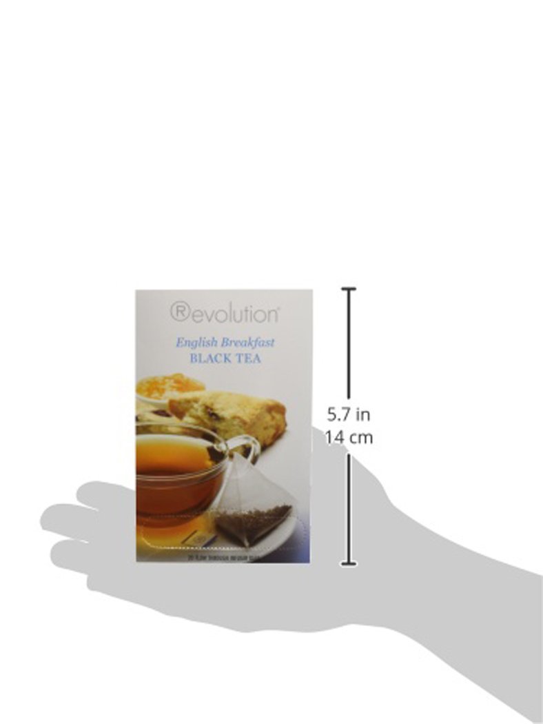 Revolution Tea Bags English Breakfast Black Tea 20 Count N4 free