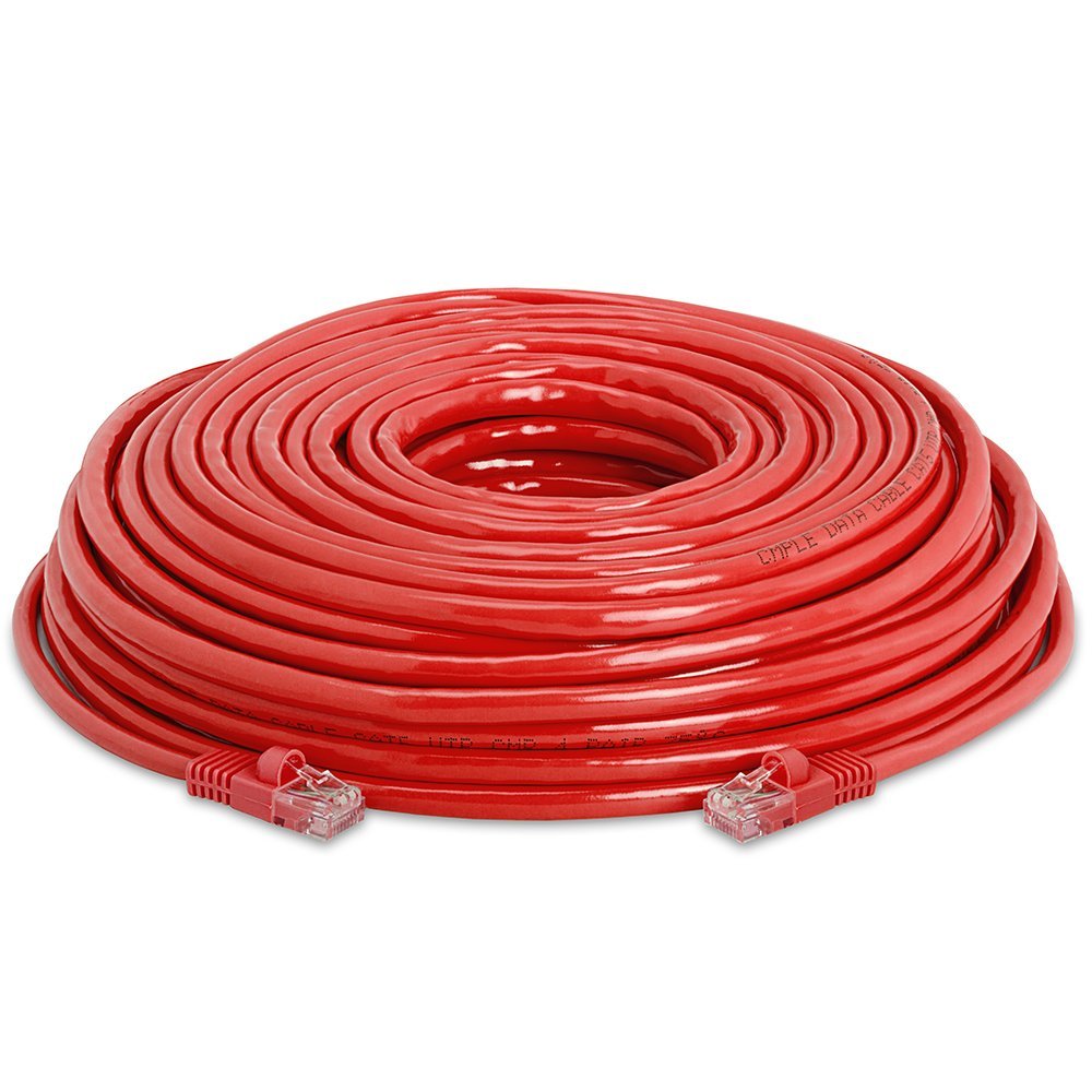 Cmple RJ45 CAT5 CAT5E LAN NETWORK CABLE 75 FT White N23