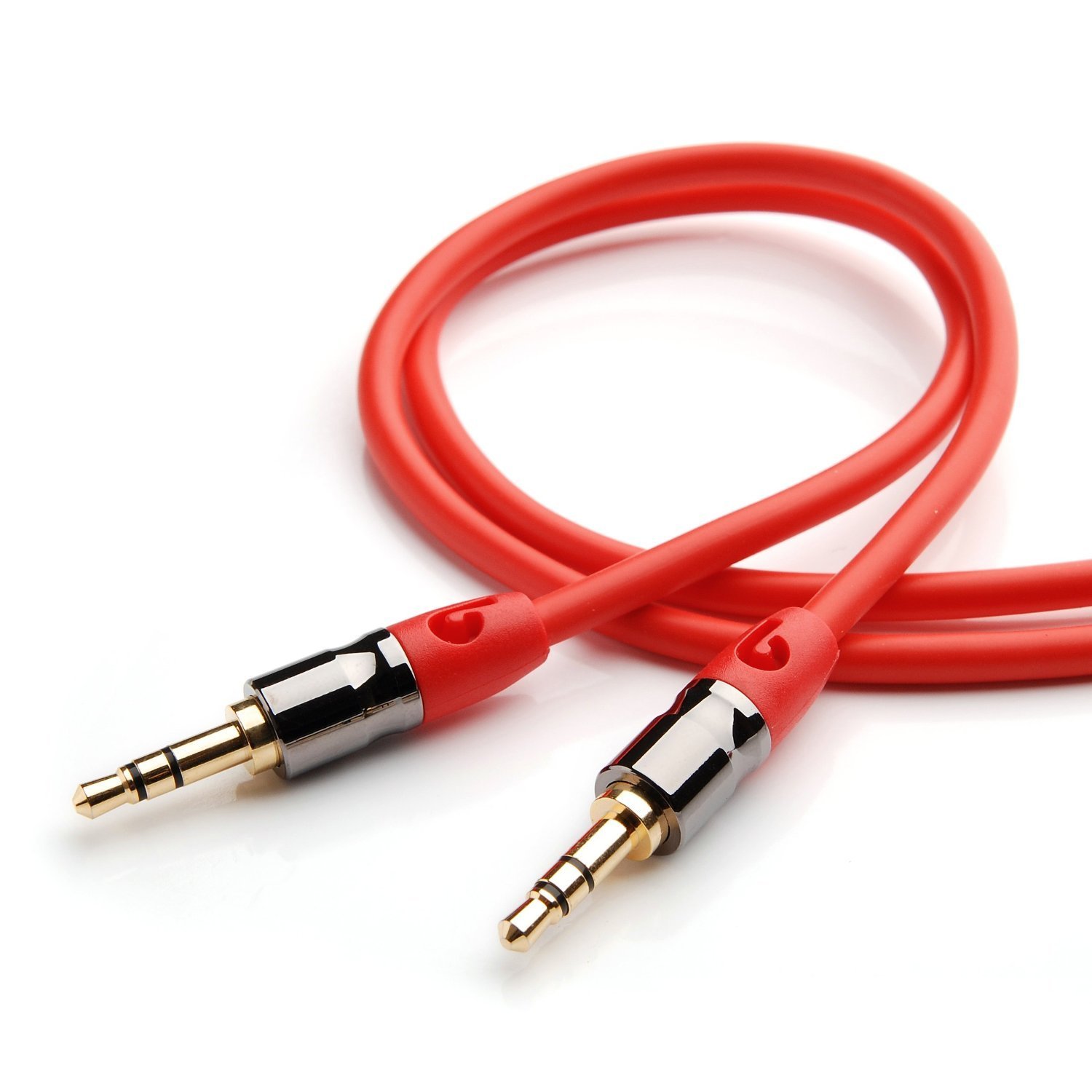 PlugLug 4FT 3.5mm Male to Female Premium Auxiliary Audio Cable for