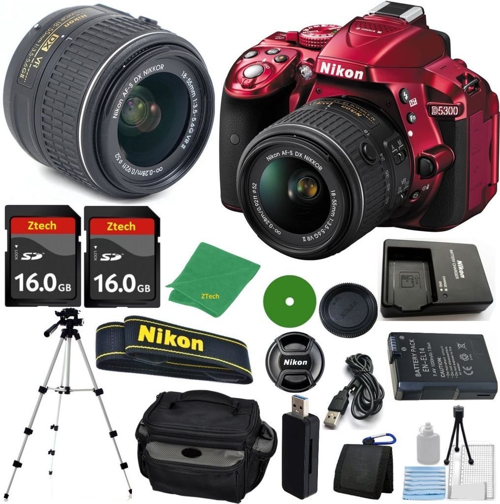 Nikon D5300 Digital SLR International Version (No Warranty), 1855mm
