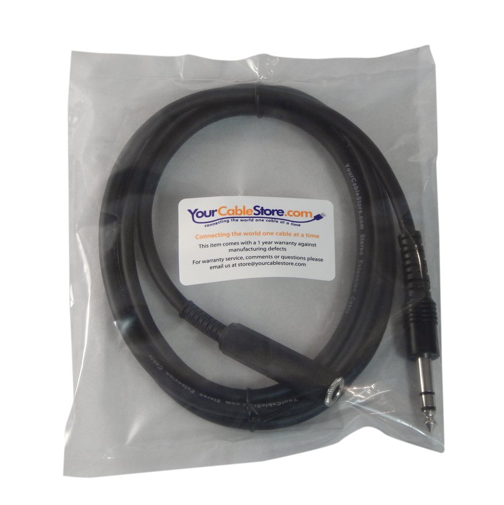 Your Cable Store 50 Foot 1/4" (6.3mm) Stereo Headphone Extension Cable