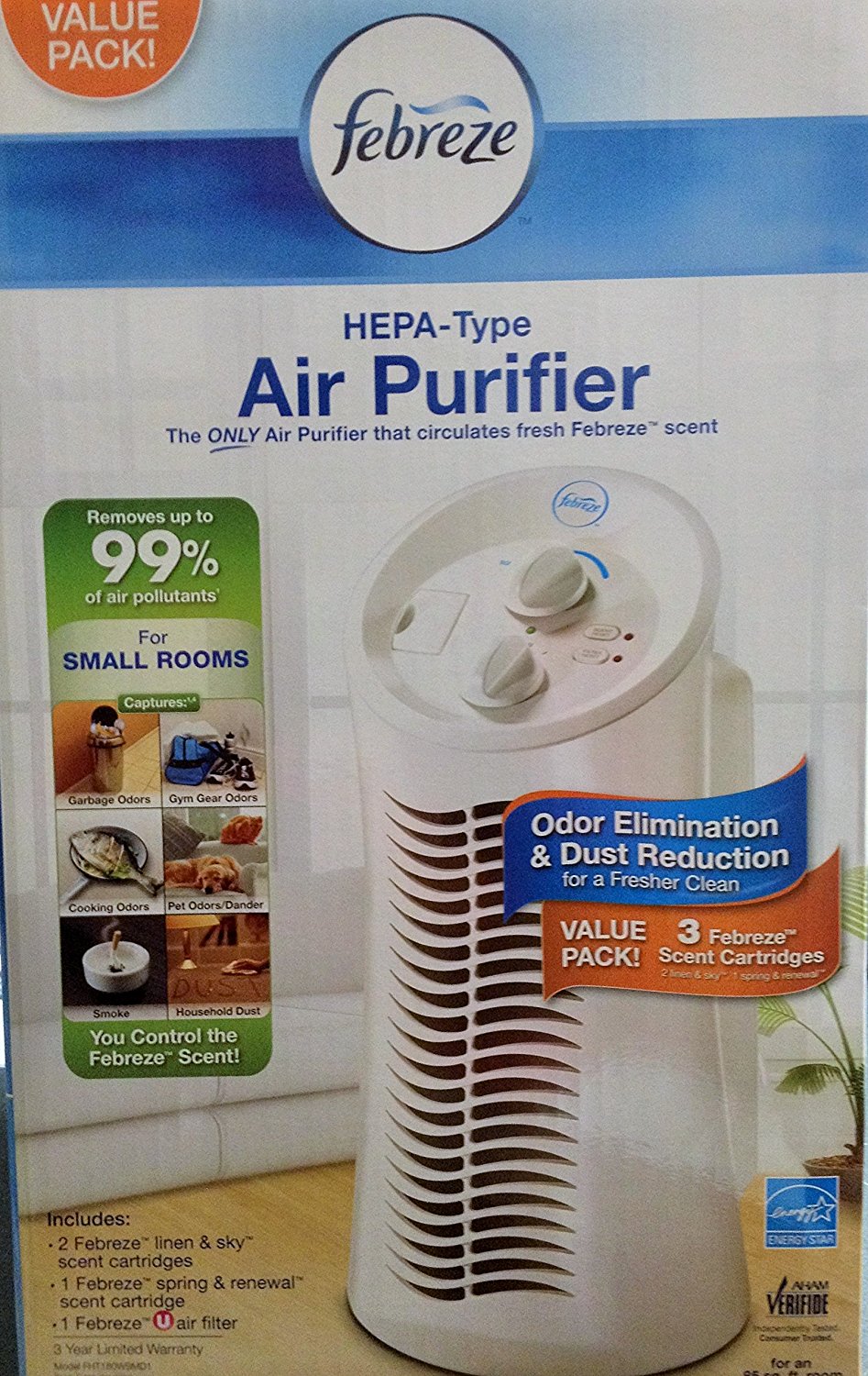 Febrez HEPAType Air Purifier The Only Air Purifier That Circulates Fresh Febreze Scent Say Yes