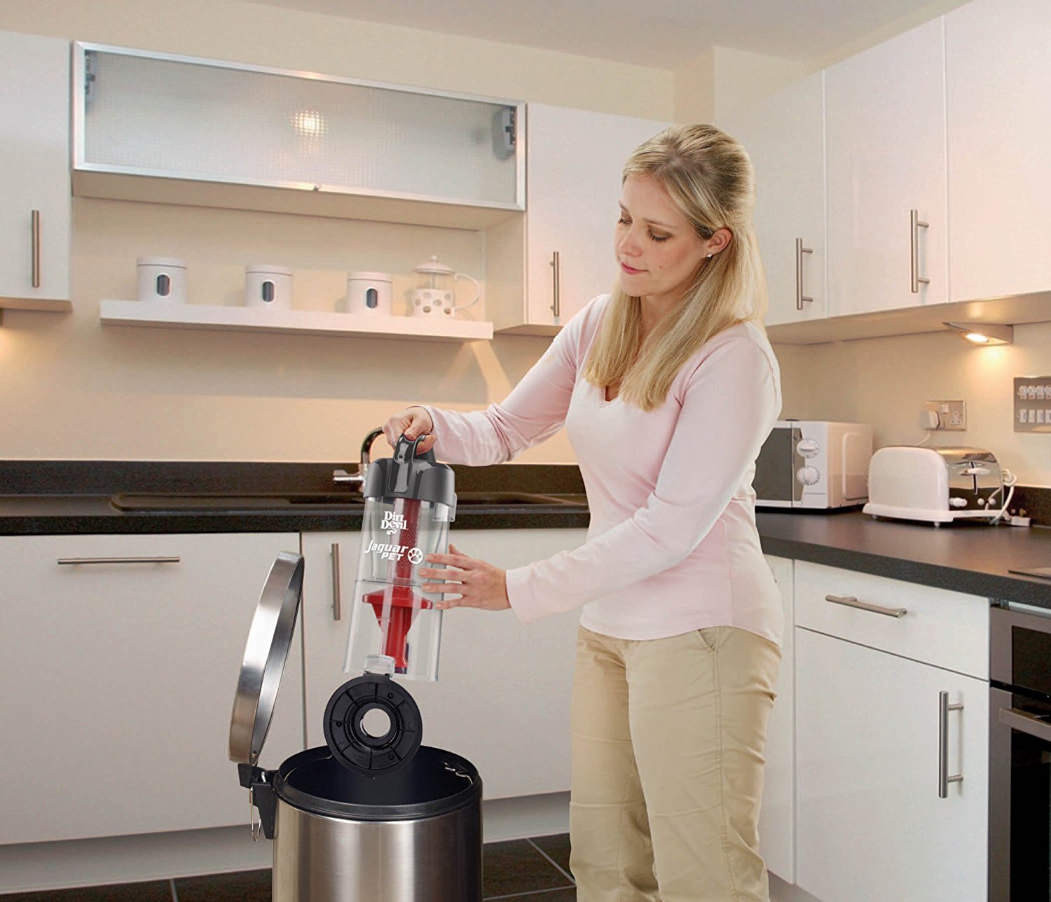 Dirt Devil Jaguar Pet Bagless Upright Vacuum, UD70230 Corded N6 free