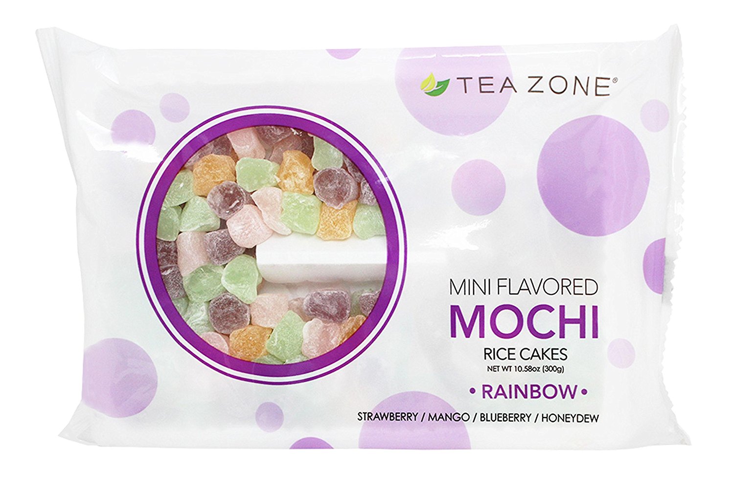 TEA ZONE Mini Mochi Rice Cake Dessert Toppings 10.58 Oz. Bag (Original