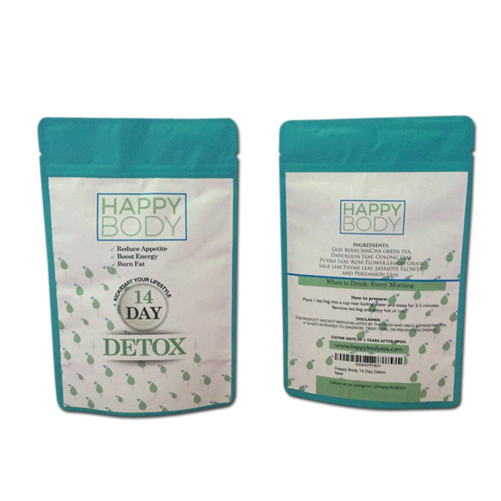 Happy Body Tea 14 Day Detox Tea Reduce Bloating Enhance Weight Loss