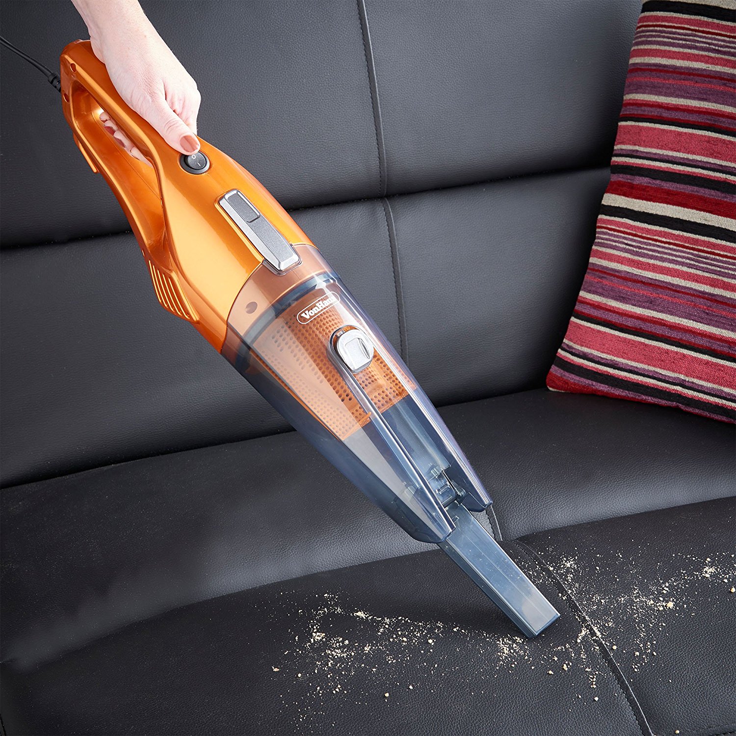 VonHaus 2 in 1 Corded Upright Stick & Handheld Vacuum Cleaner with HEPA