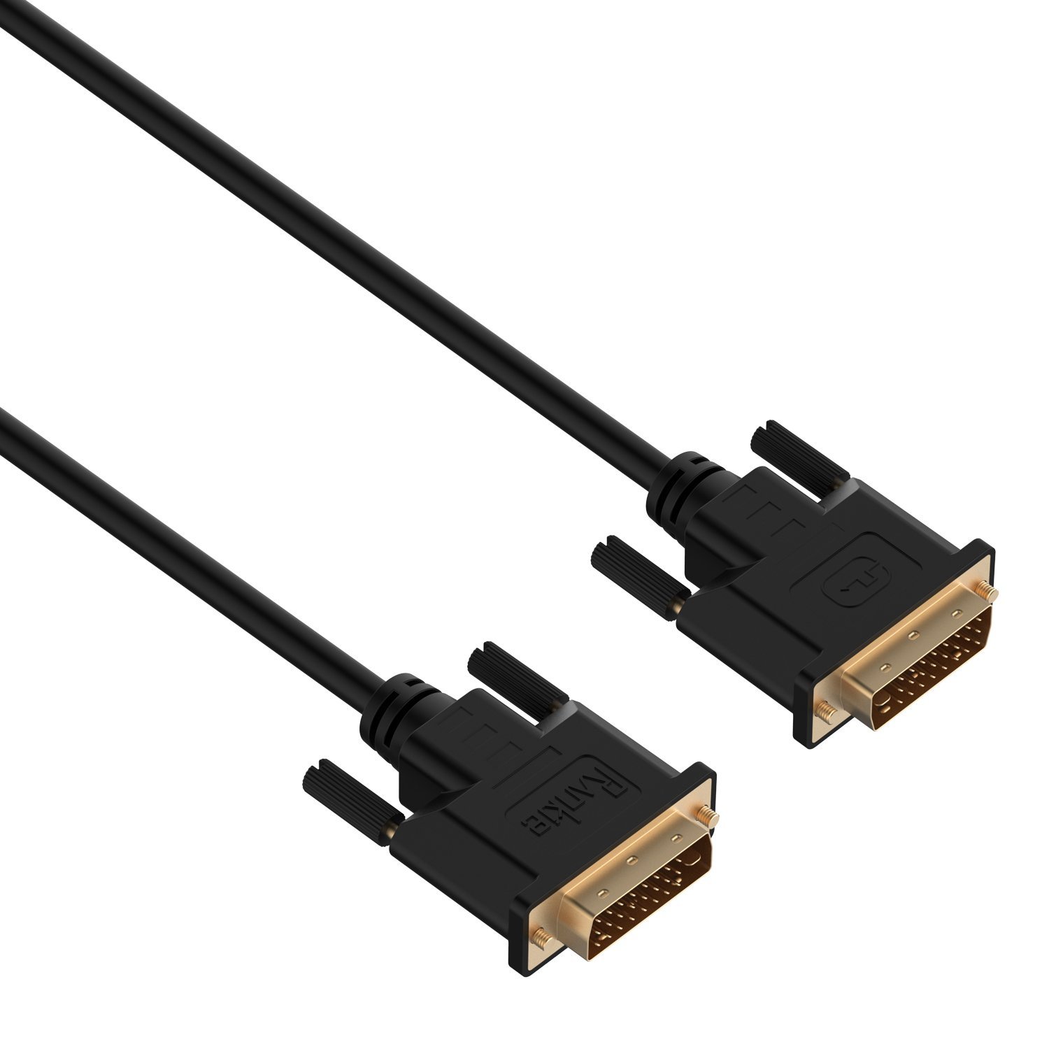 DVI Cable, Rankie DVI to DVI Monitor Cable Male to Male 6 Feet (Black