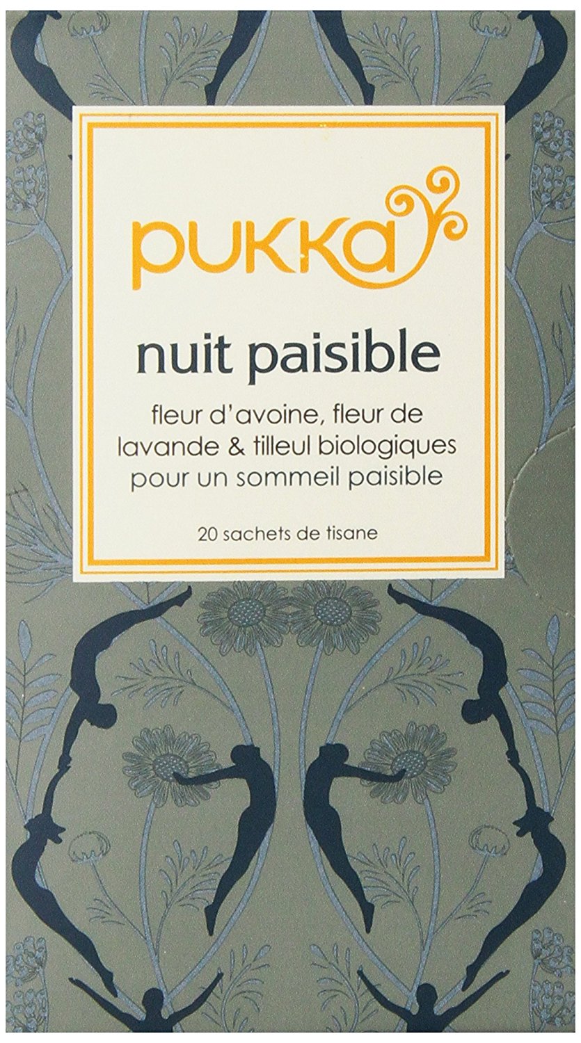 Pukka Herbal Teas Night Time Organic Oat Flower Lavender and Lime