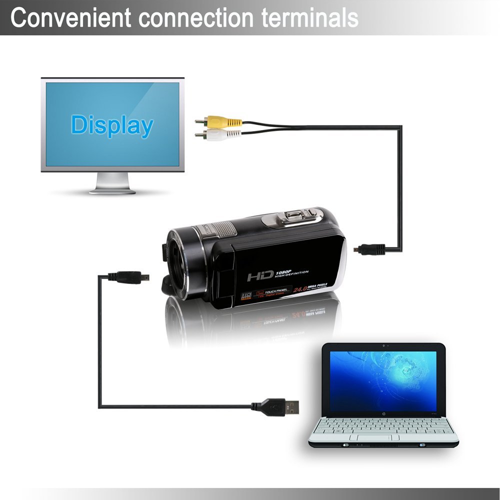 Camcorders, Besteker Portable Digital Video Camcorder HD Max 20.0 MP