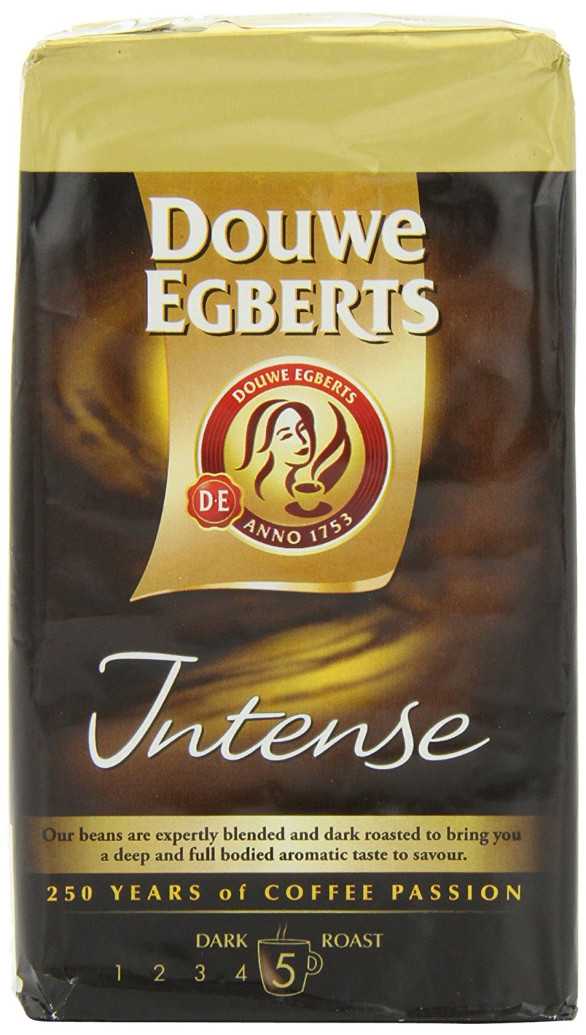 Douwe Egberts Intense Real Coffee Dark Roast Ground Coffee, 250 Gram