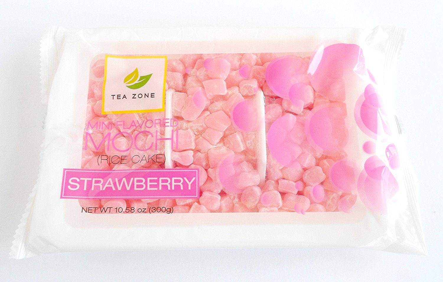 TEA ZONE Mini Mochi Rice Cake Dessert Toppings 10.58 Oz. Bag (Original