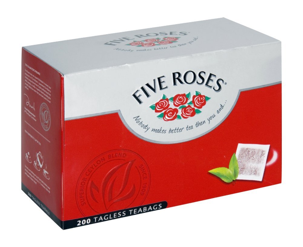 Five Roses Tea, 200 Tagless Teabags N3 free image download