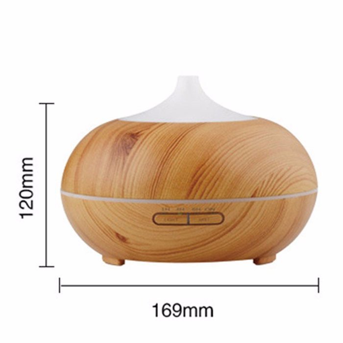 Aroma Diffuser,EIVOTOR 300ML Wood Grain Essential Oil Diffuser Electric