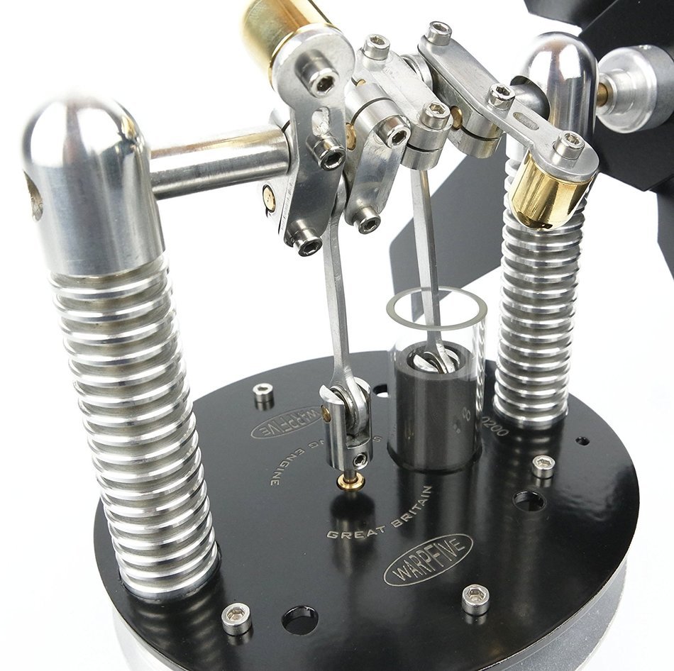 Heat Powered Stove Top Fan for wood multifuel coal WARPFIVE