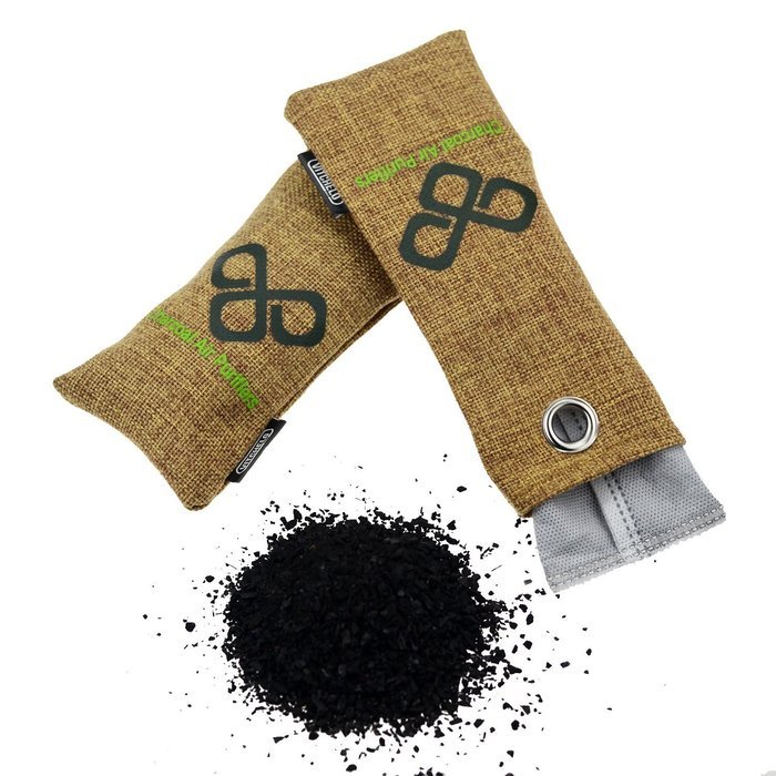 All Natural Bamboo Charcoal Bag Moisture Absorber Air Freshener and