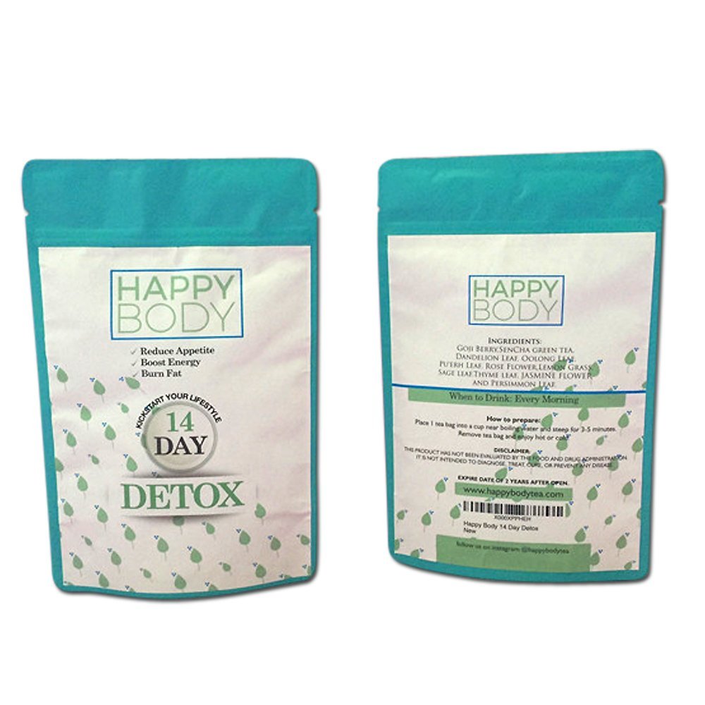 Happy Body Tea 14 Day Detox Tea Reduce Bloating Enhance Weight Loss
