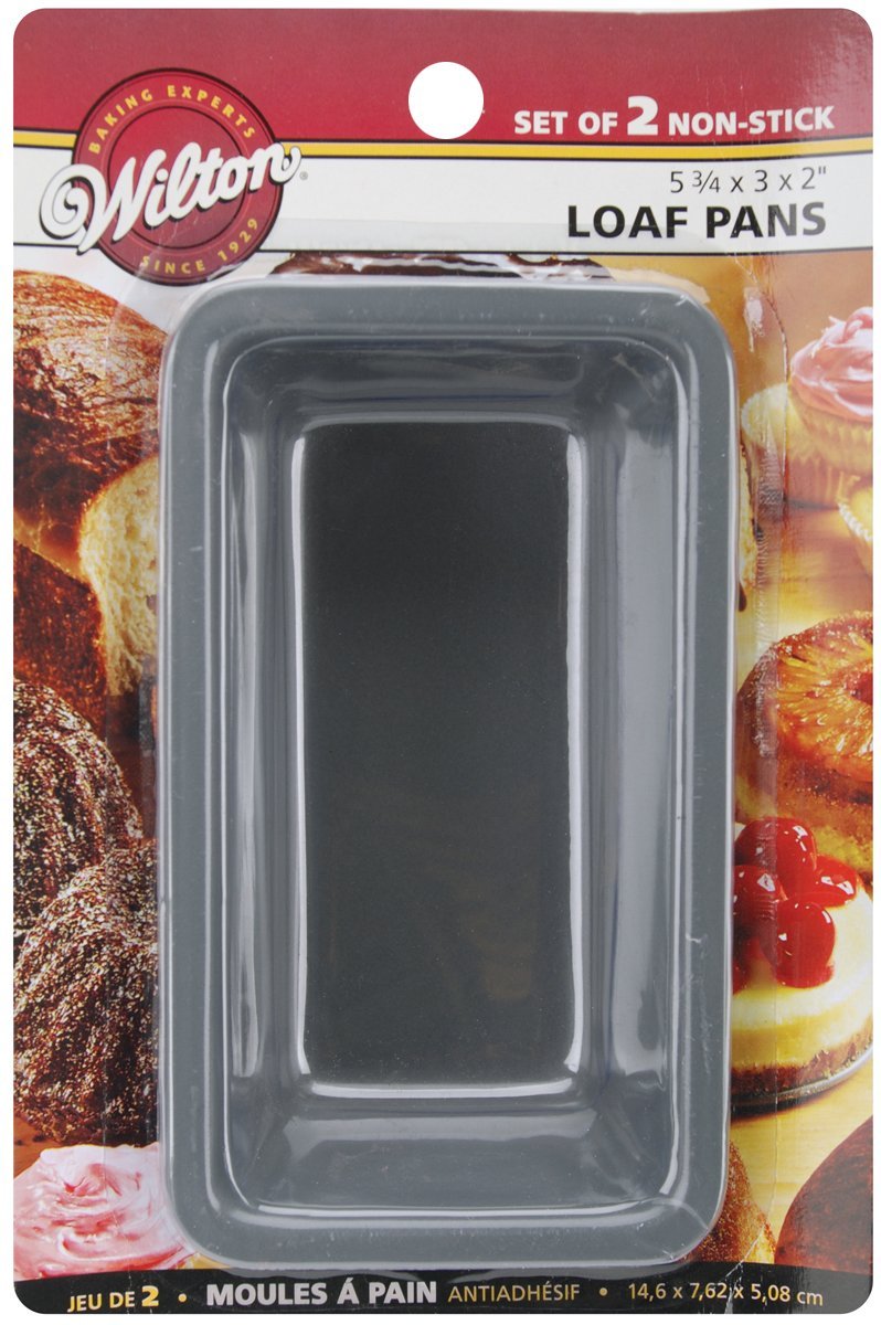 Wilton 21051826 Mini Loaf Pan, Set of 2 Discontinued By Manufacturer