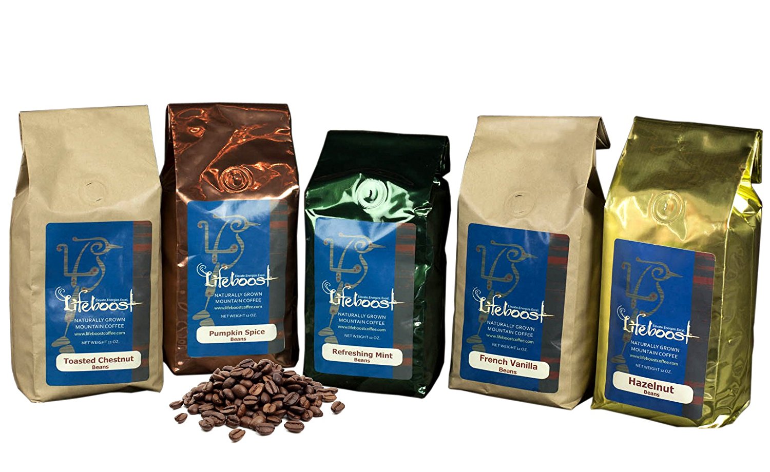 Lifeboost Nicaragua Coffee Beans, 12 oz (Bean Dark Roast) N14 free